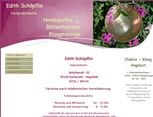 Tablet Screenshot of edith-schoepflin.de